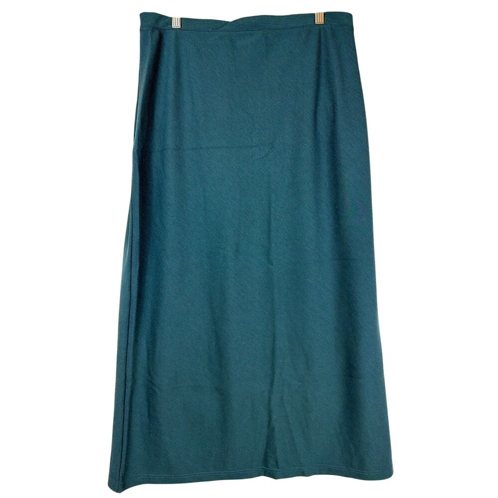NWT Vintage Eddie Bauer Green Classic Maxi Skirt Size XL